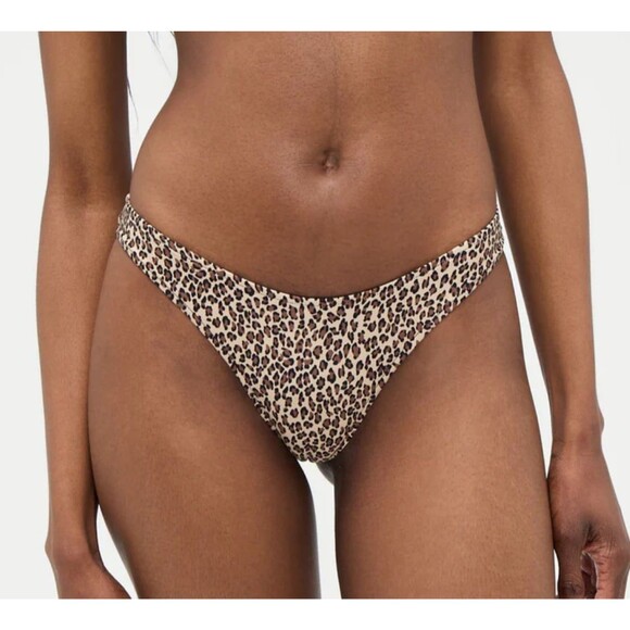 Frankie's Bikinis Other - Frankies Bikinis Dove Baby Leopard Print Bikini Bottoms – Size XL
